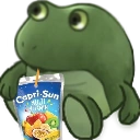 FrogeSitSip static emote