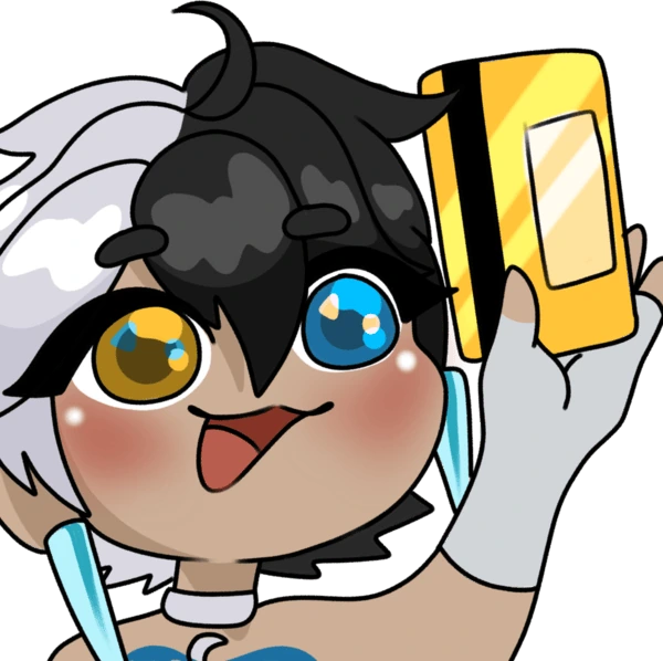 LunaSnowCreditCard emote