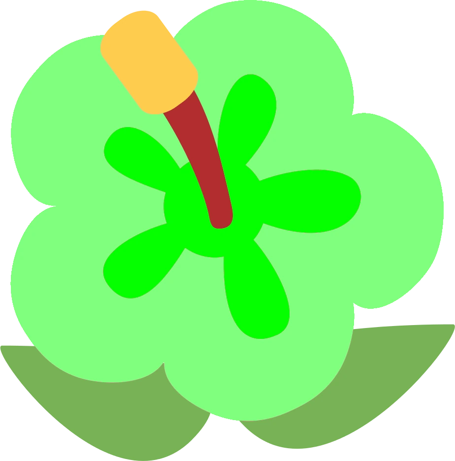 green_hibiscus emote