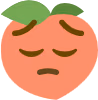 peach_disappointed emote