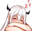 sleepy emote