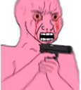 wojak_gun emote