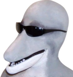 cursed_swag_dolphin_meme emote