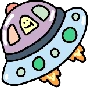 spaceship emote