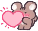 SquirrelHeart emote