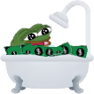 PepeCashBath emote