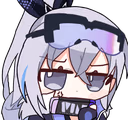 SilverWolfAngry emote