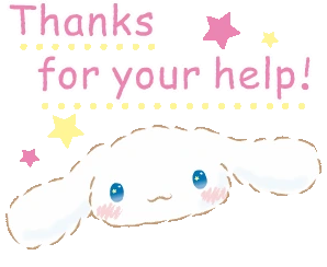 Cinnamonroll_thanks_for_youre_help emote