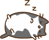 sleepingcat static emote
