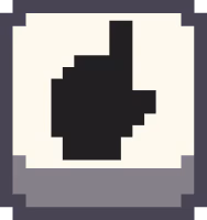 pixel_hand_point_up_left emote