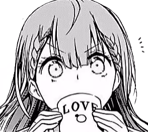 KirisuSenseiSippingSomeCoffee emote