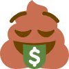 PoopDreamingOfMoney emote