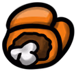 AmongUsDeadOrange emote