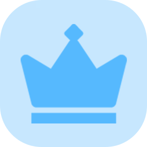 owner_crown_light_blue emote