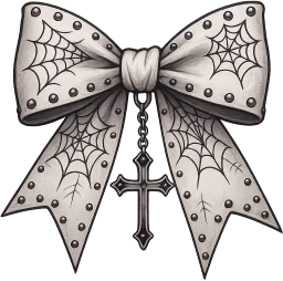 White_goth_bow emote