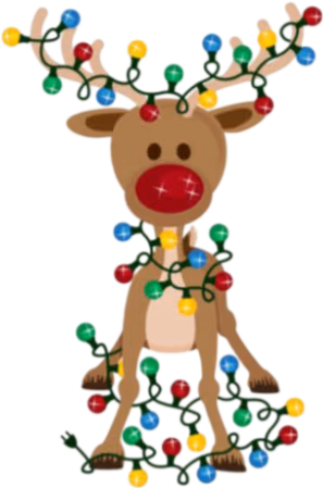 ReindeerChristmasLights emote