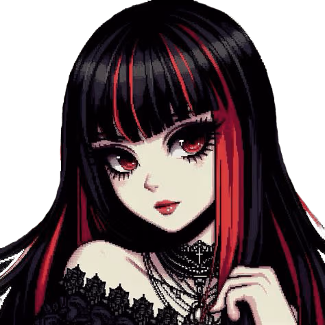 CuteGoth emote