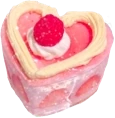cakeheartpinkystrawberry emote